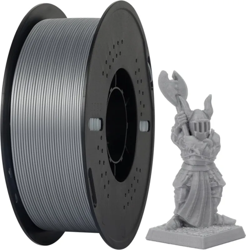 Omezená Nabídka Kingroon PETG Basic Metallic Silver, 1,75 mm / 1000 g