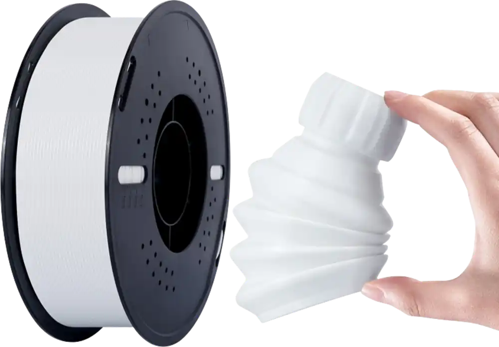 Kingroon TPU95A White, 1,75 mm / 1000 g Nejprodávanější