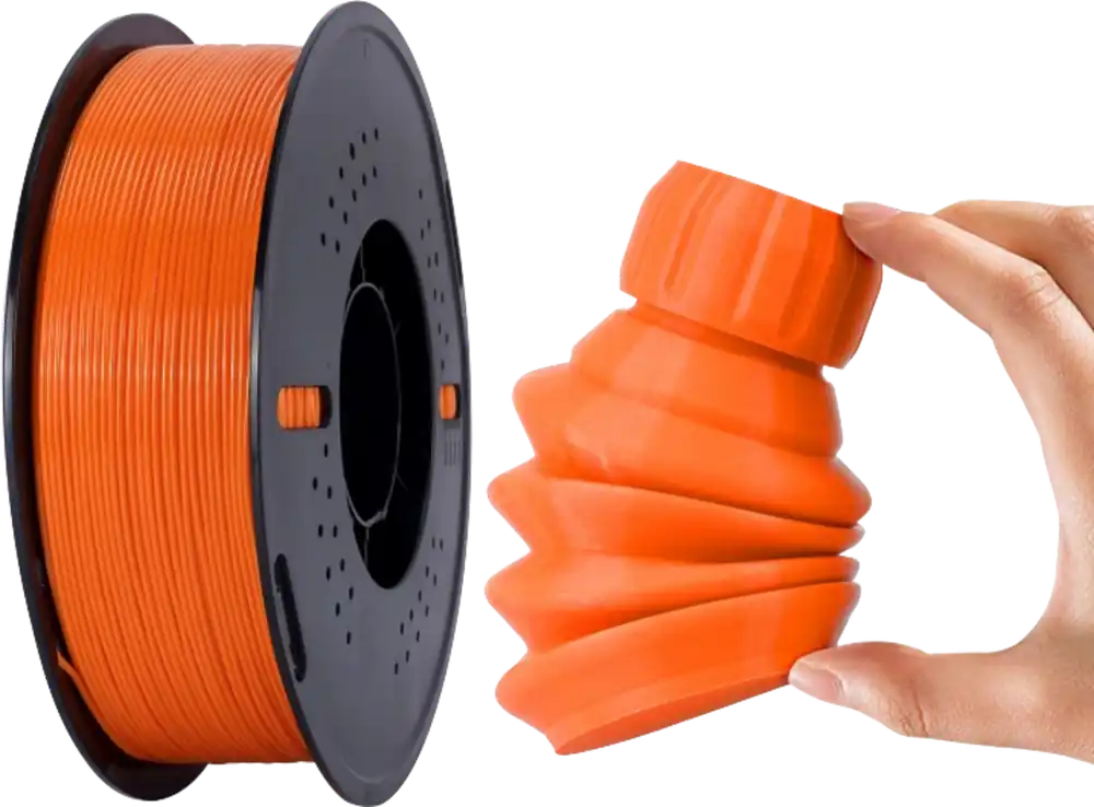 Kingroon TPU95A Orange, 1,75 mm / 1000 g Značkový