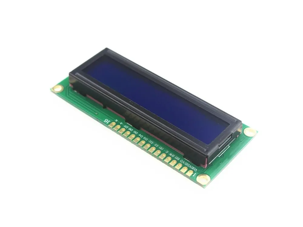 16x2 LCD displej 1602 modrý Nejprodávanější