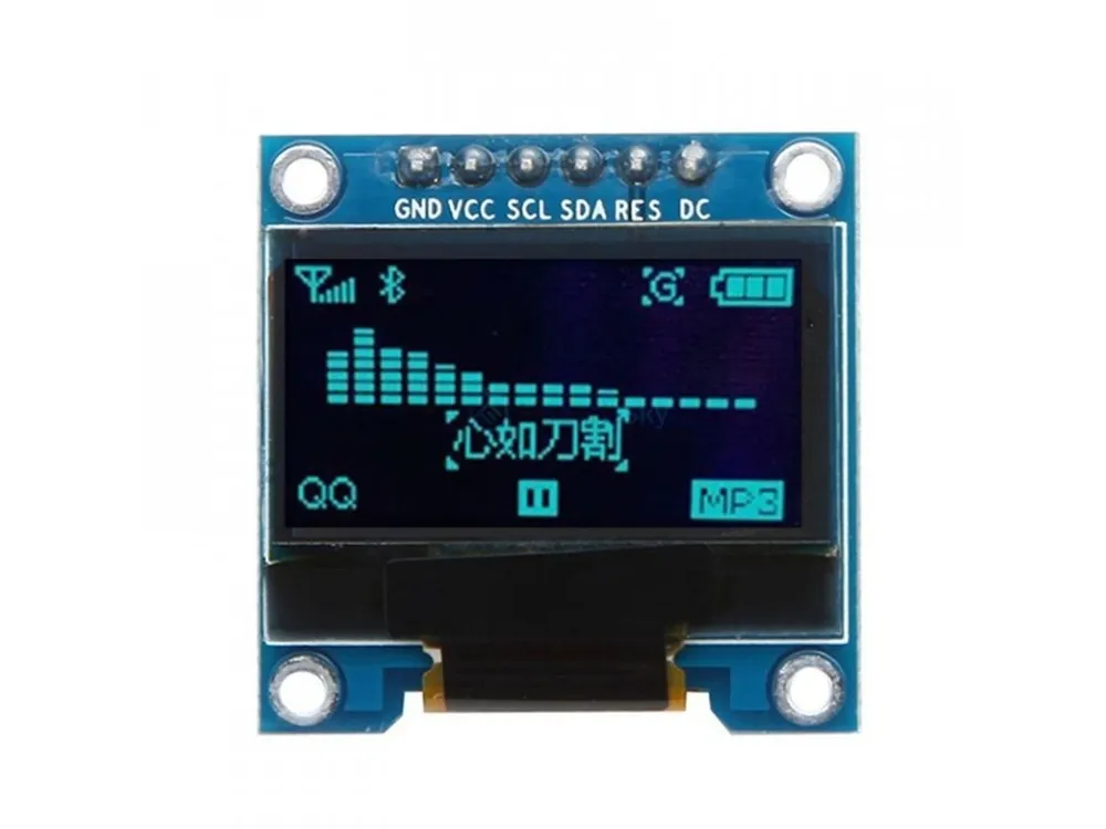 Víkendová Akce 0.96" 128x64 OLED displej, SPI, modrý