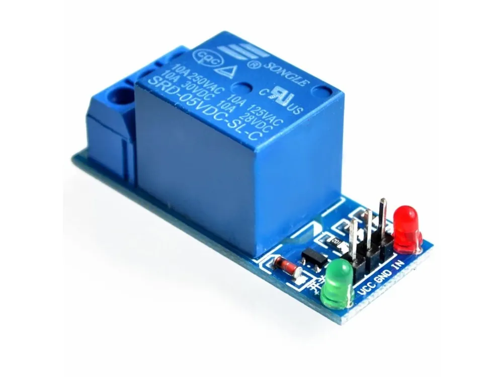 1-kanál 5V relé modul, Low level, 250VAC 10A Koupit Online