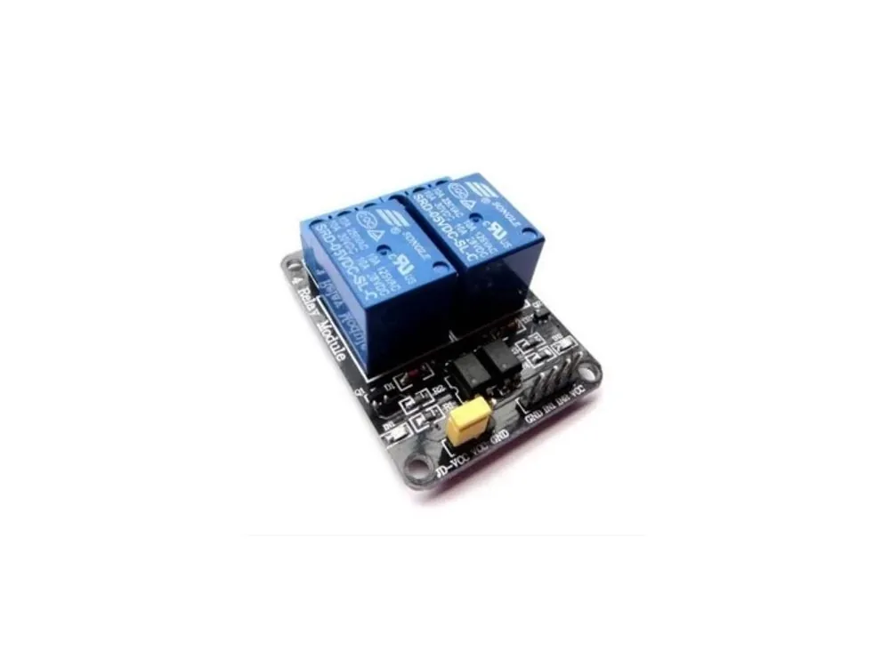 2-kanály relé modul 5VDC 250VAC 10A Nová Kolekce