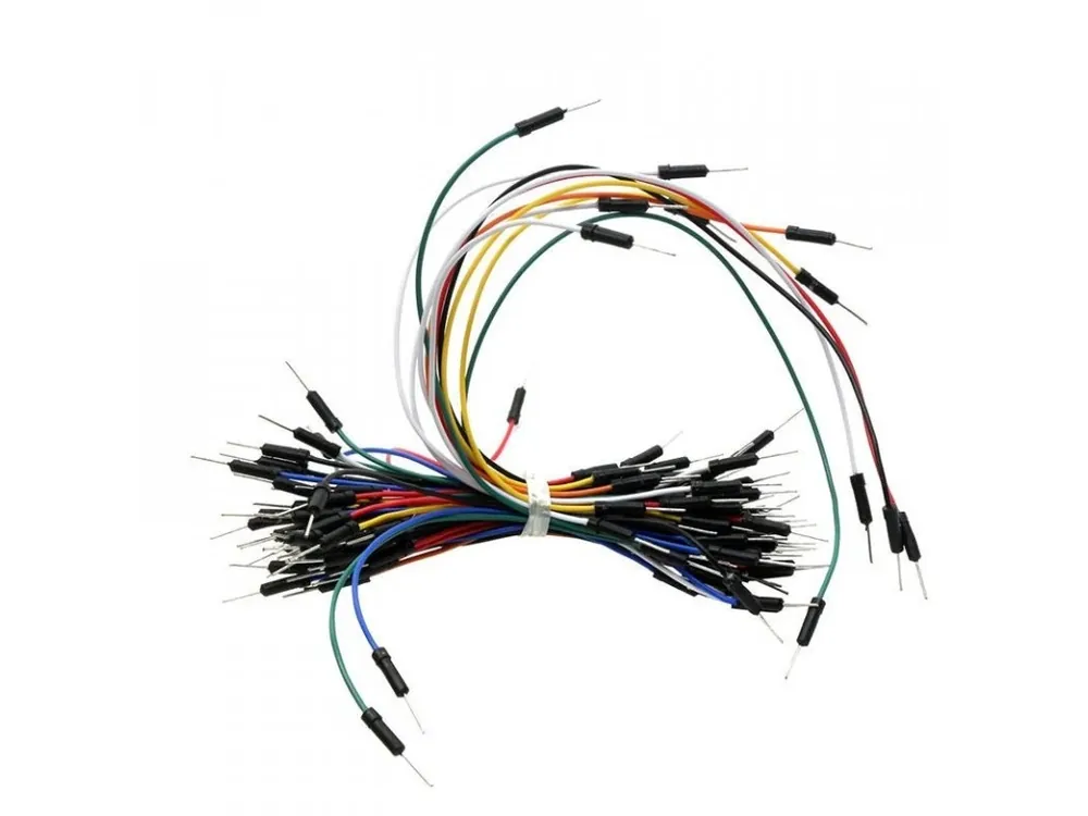 Vysoce Kvalitní Breadboard vodiče samec-samec 65 kusů