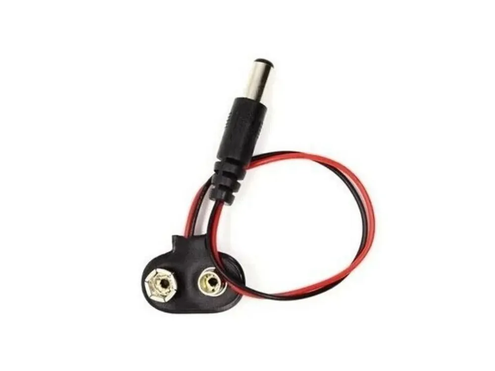 Připojovací kabel pro 9V baterii s konektorem DC 5.5/2.1mm Kup Teď