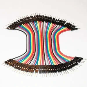 Dupont propojovací kabel 40žil M-M samec-samec (10cm) Novinka