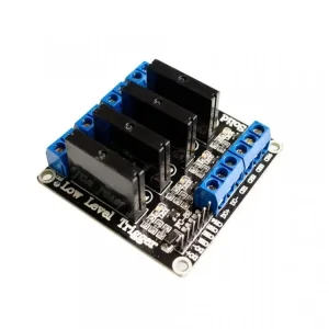 4-kanály SSR Relé Modul 5VDC, Low Level, 250VAC 2A Výprodej