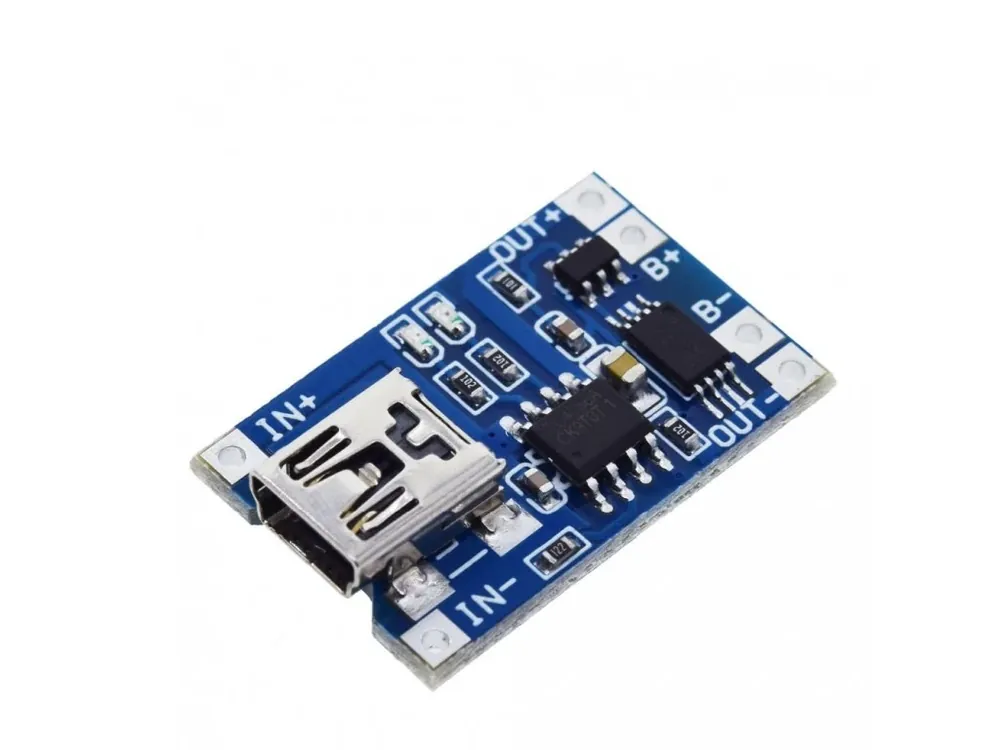 Vysoce Kvalitní Nabíječka Li-ion článku TP4056 s ochranou miniUSB