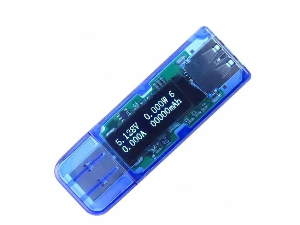Nejlepší Cena Měřič proudu, napětí a kapacity USB 3.0, 4bit OLED displej
