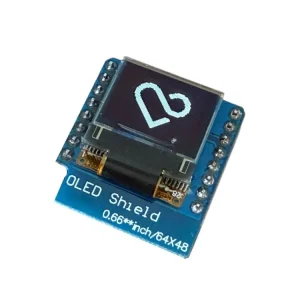 WeMos D1 mini 64X48 OLED displej shield, I2C Kup Teď