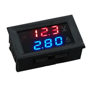 Ověřený Panelový digitální voltmetr + ampérmetr 100V 10A DC