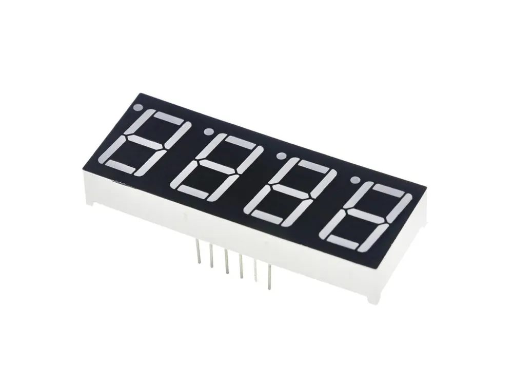 Omezená Nabídka 4-místný sedmisegmentový 0.56" displej HS410561K-32, společná anoda, červený