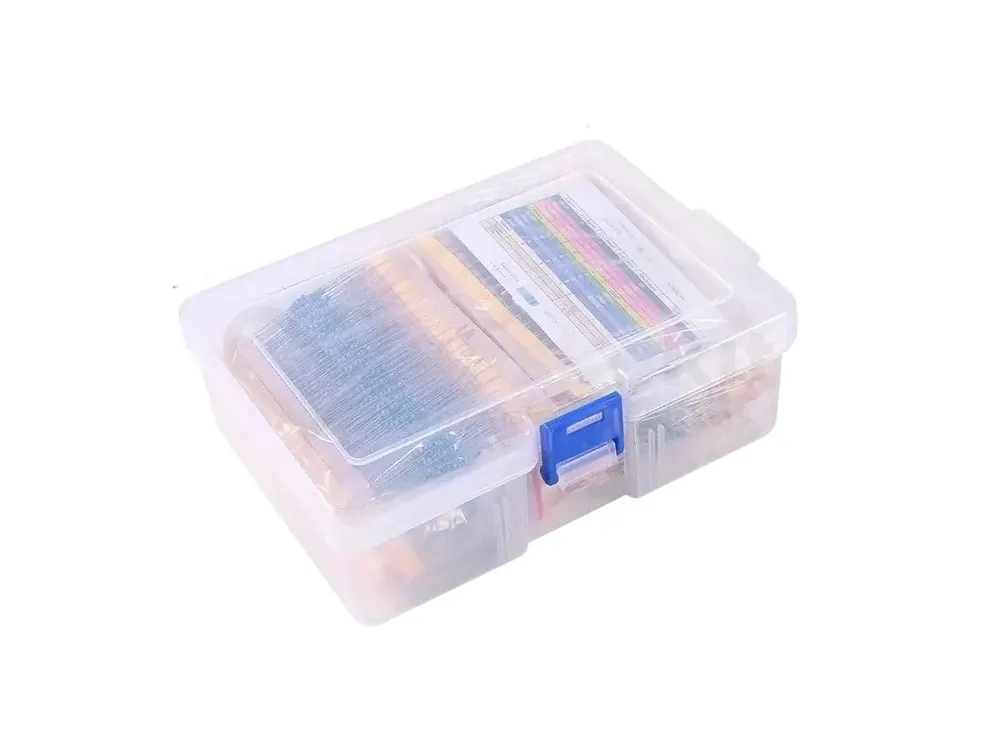 LaskaKit Sada 2440 rezistorů, 122 hodnoty x 20ks 1/4W 1% Nízká Cena