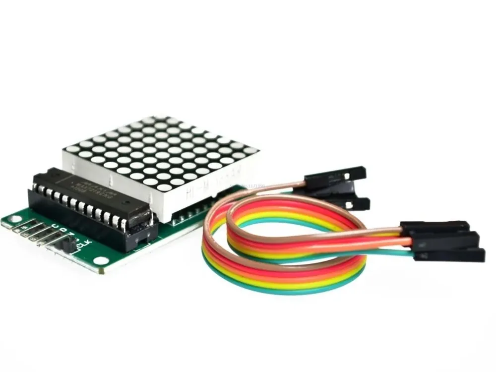 8x8 LED matice s DIP-24 MAX7219 3mm červená Poslední Šance