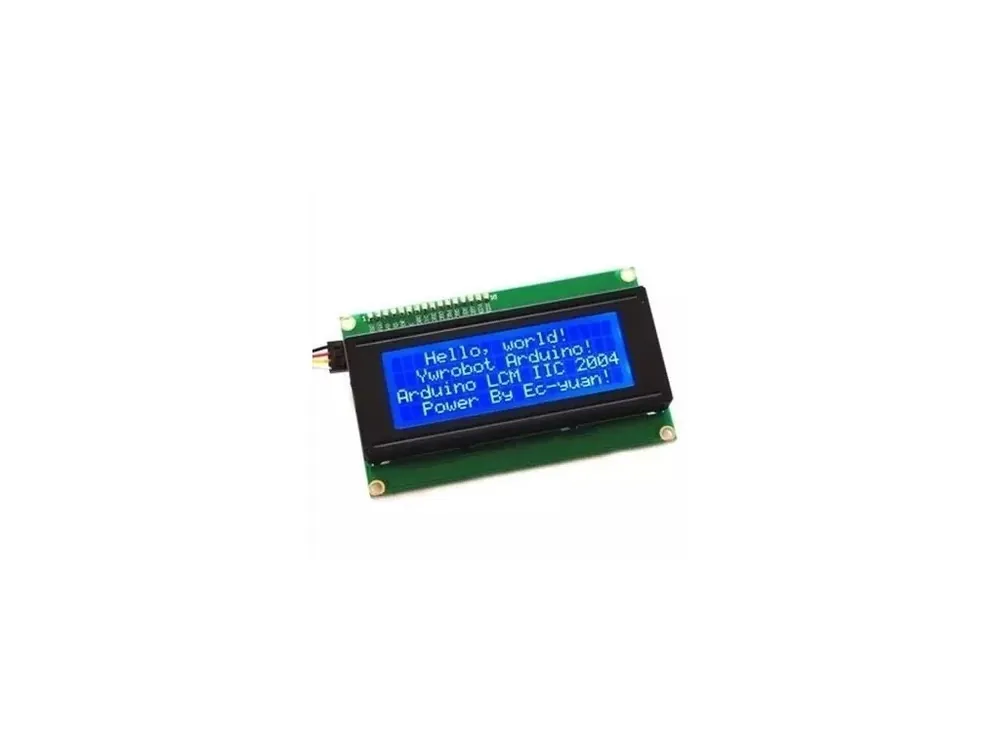 Ihned K Objednání 20x4 LCD displej 2004 modrý + I2C převodník