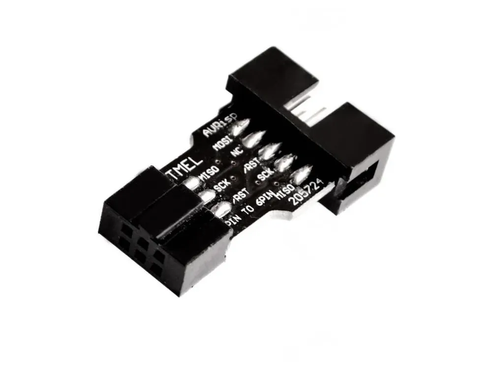Atmel ISP AVR adaptér 10pin na 6pin Levný