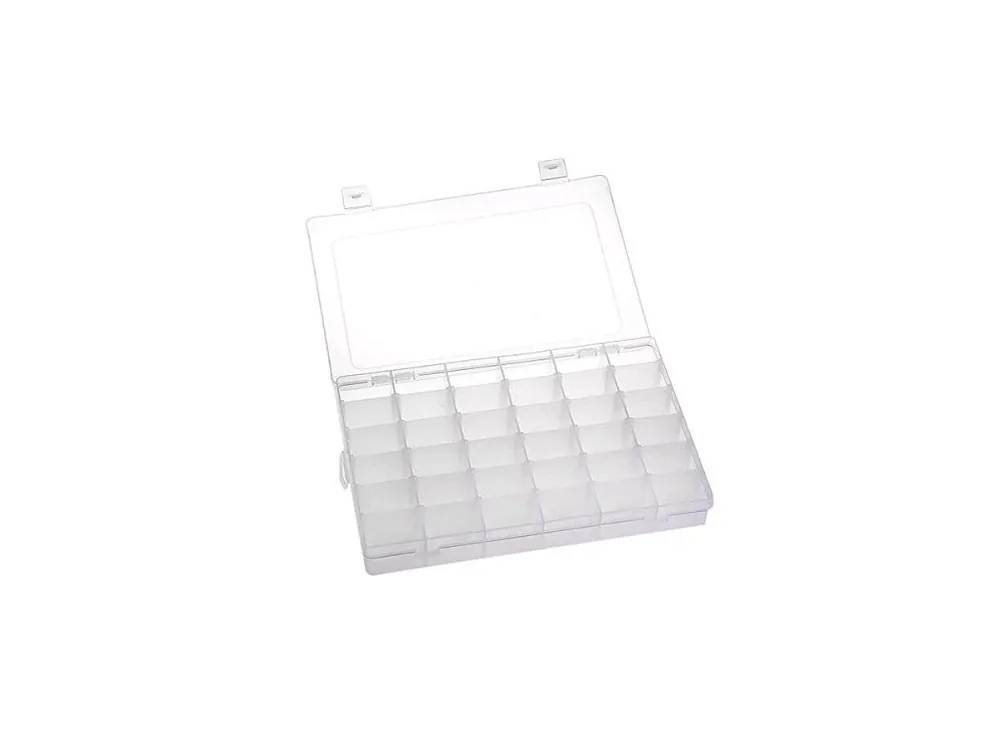 Akční Nabídka Transparentní krabička 6x6 36 přihrádek