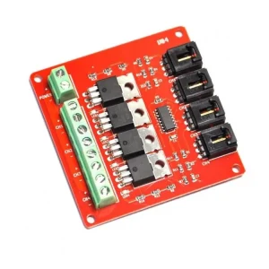 MOSFET modul, 4x IRF540, 20VDC 20A Aktuální