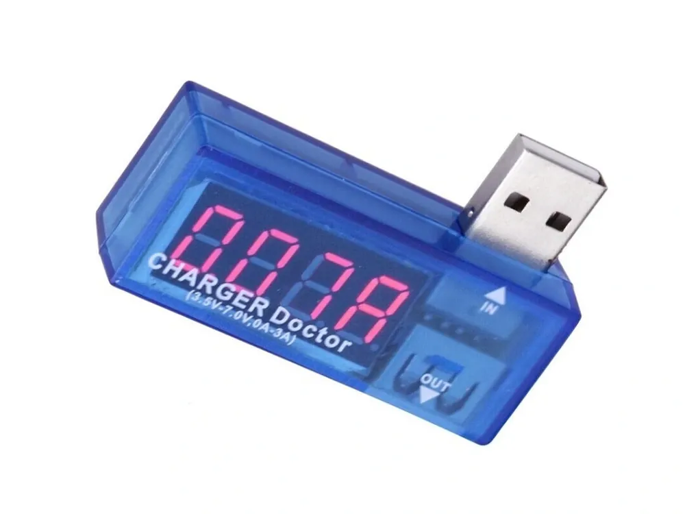 Odeslání Ihned Měřič proudu a napětí USB LED displej