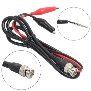 Zlevněný Měřící kabel BNC samec - 2x klip krokodýl