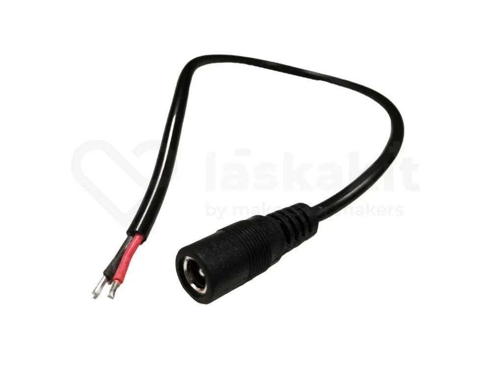 Rychlé Dodání Konektor DC 5.5/2.1mm 18AWG samice 30cm kabel