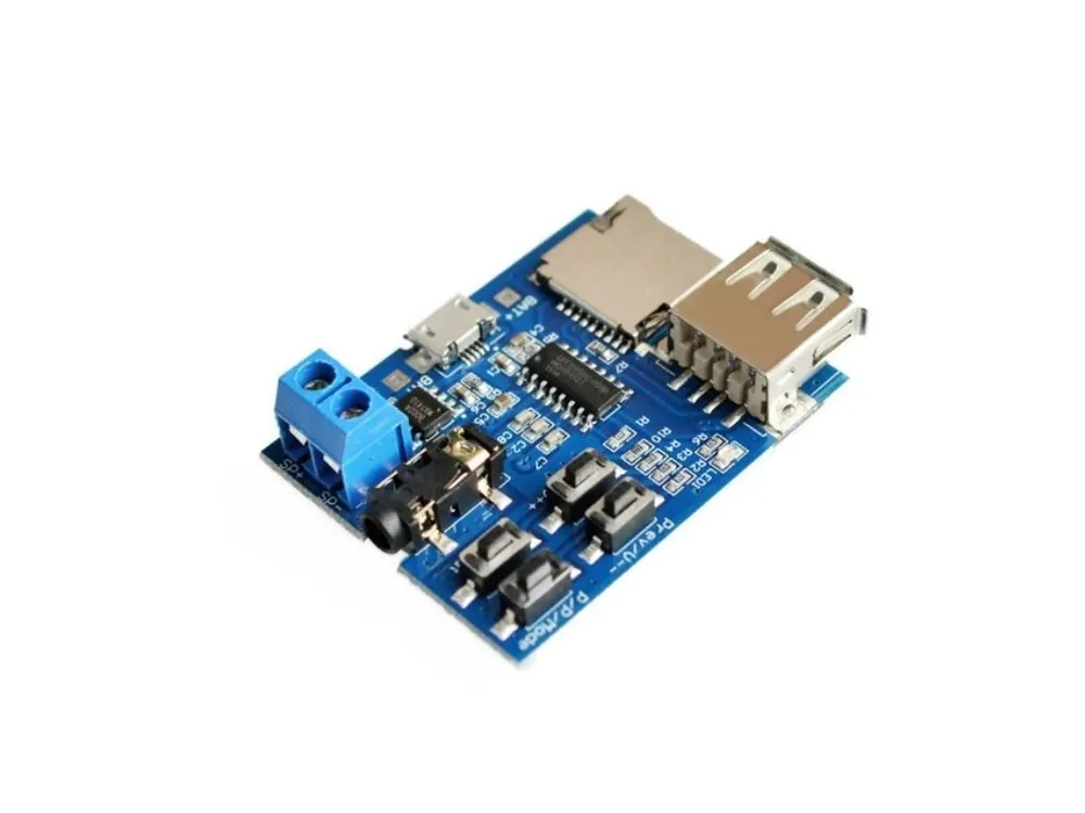 Tovární Cena Mini MP3 Přehrávač HW-188 microSD USB mono 3W
