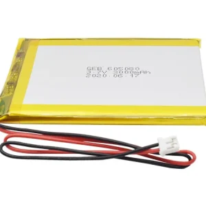GeB LiPol Baterie 605080 3000mAh 3.7V JST-PH 2.0 Akční Nabídka
