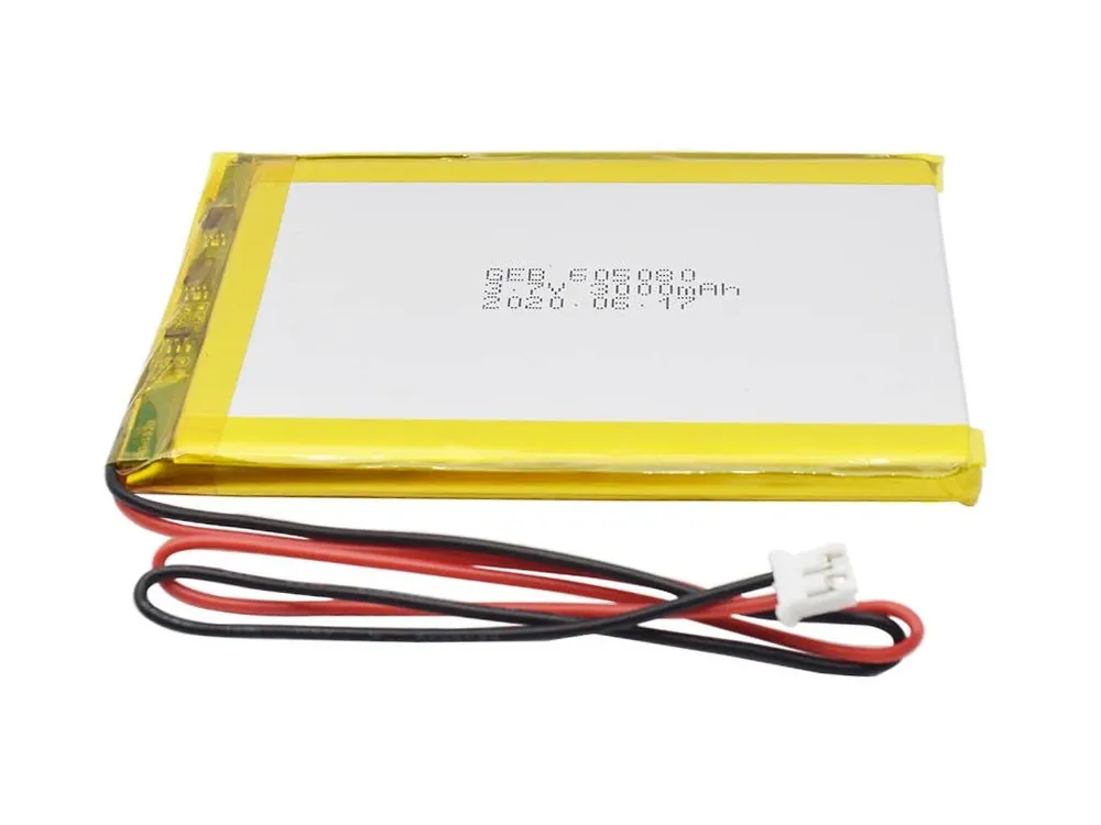 GeB LiPol Baterie 605080 3000mAh 3.7V JST-PH 2.0 Akční Nabídka