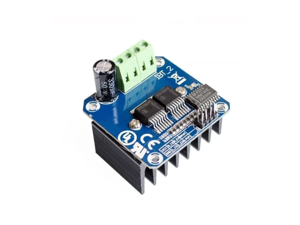 Nejprodávanější H-můstek BTS7960B 43A, motorový modul