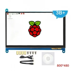 7" 800x480 IPS displej, HDMI, dotykový, pro Raspberry Pi Oblíbený