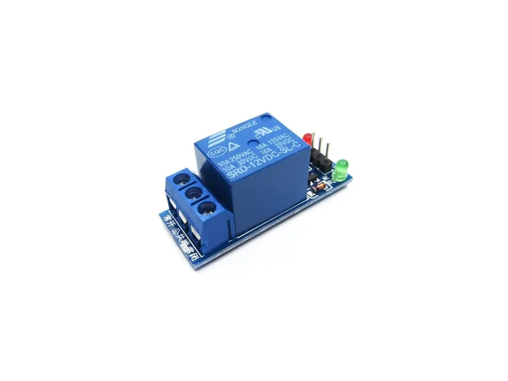 1-kanál 12V relé modul, Low level, 250VAC 10A Must-Have