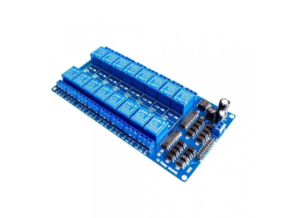 Nová Kolekce 16-kanálů 12V relé modul 250VAC 10A