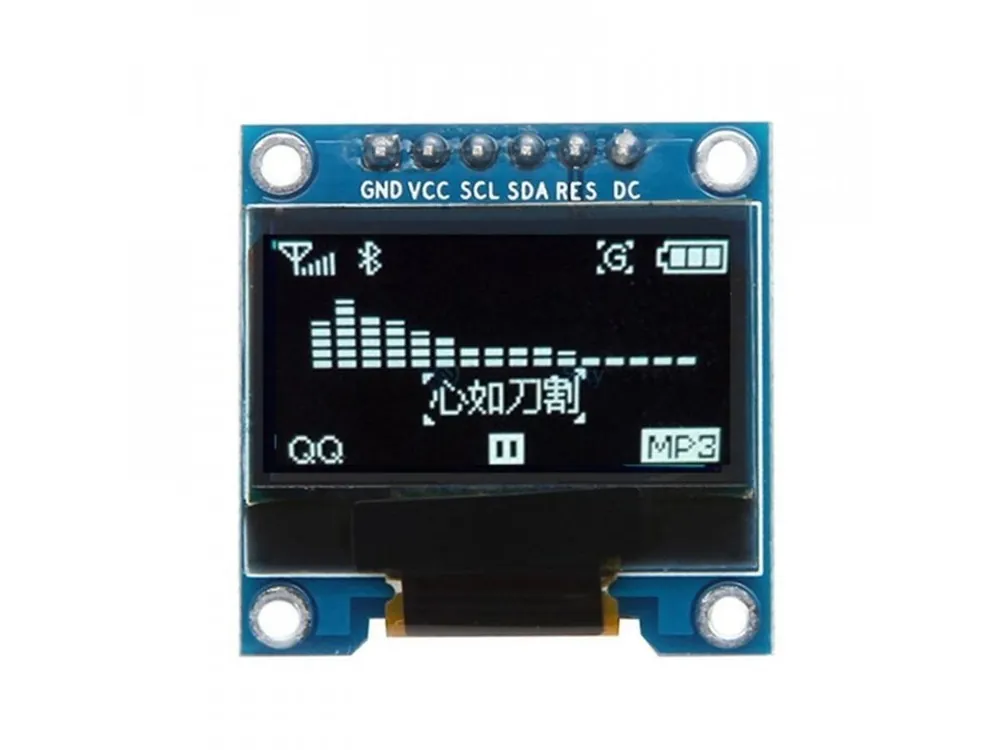 Finální Výprodej 0.96" 128x64 OLED displej, SPI, bílý