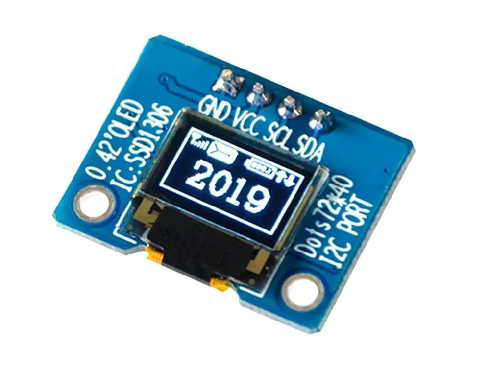0.42" 72x40 OLED displej, I2C, bílý Top Prodej