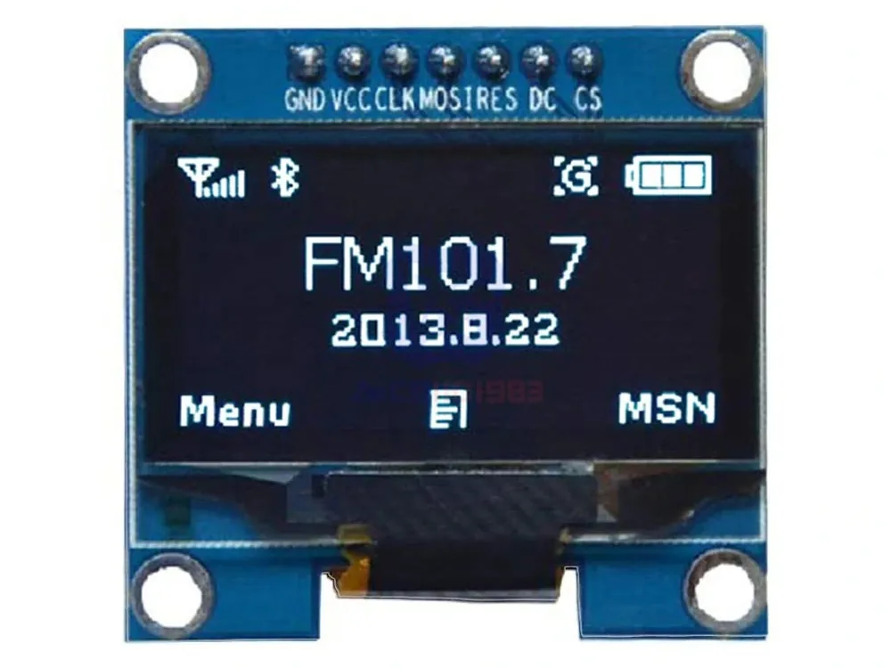 Vysoce Kvalitní 1.3" 128x64 OLED displej, SPI, bílý