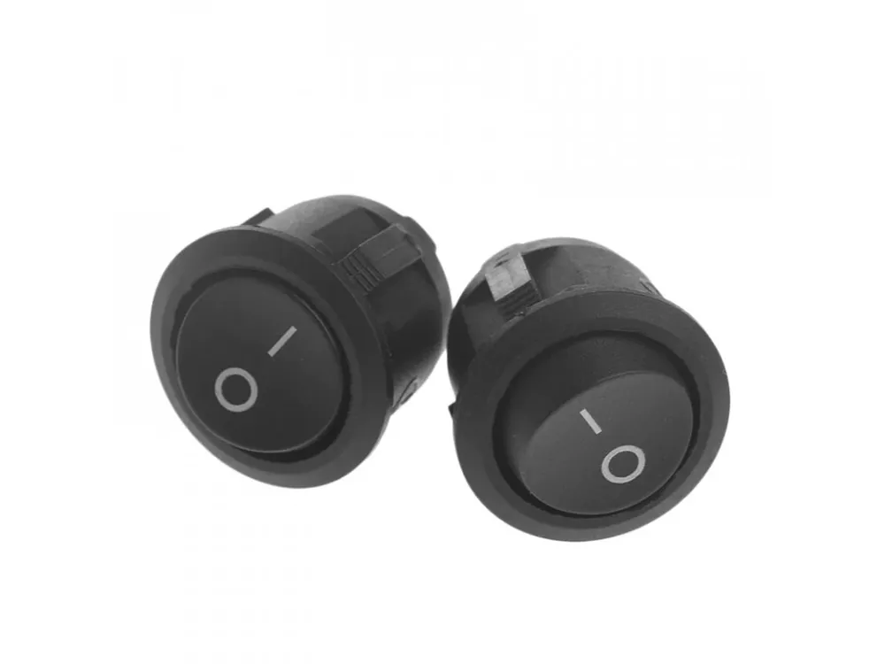 Přepínač kolébkový 3A 250VAC kulatý Must-Have