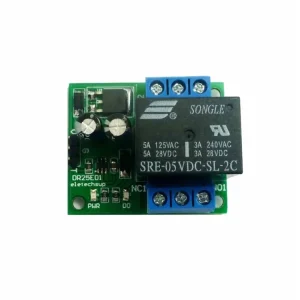 1-kanál 6-24V bistabilní relé modul, Low level, 250VAC 2x3A Výhodná Nabídka