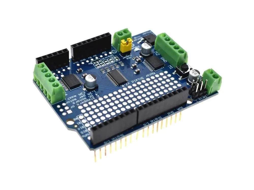 Ověřený Arduino I2C motor shield TB6612 + PCA9685