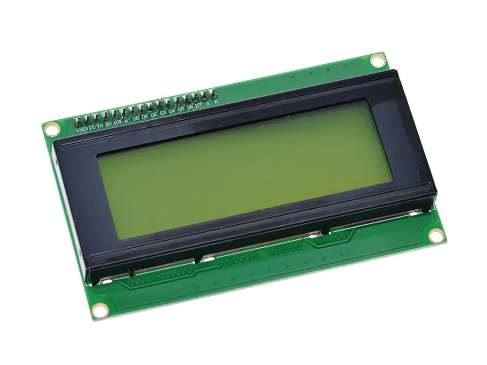 20x4 LCD displej 2004 zelený + I2C převodník Cenová Bomba