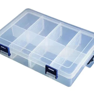 Výprodej Transparentní krabička 2x4 8 přihrádek