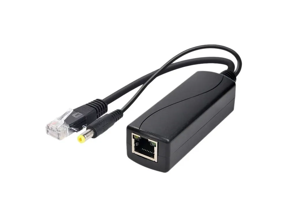 Vrácení Zdarma PoE splitter 12V/1A, DC 5,5/2,1