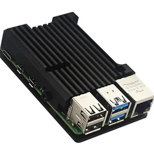 Autentický Hliníkový chladič pro Raspberry Pi 4B, pasivní, černý