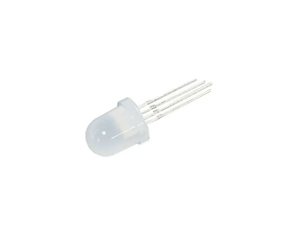Oblíbený RGB LED 8mm Difuzní, společná katoda