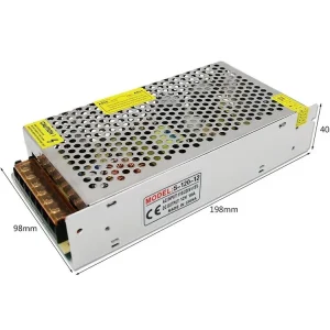 Značkový LYONZG S-120-12 modulový napájecí 230V AC-DC zdroj 12V/10A 120W