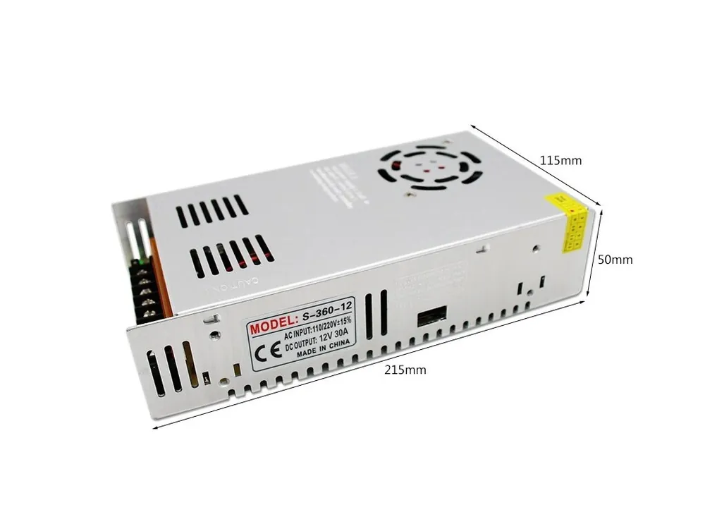 LYONZG S-360-24 modulový napájecí 230V AC-DC zdroj 24V/15A 360W Značkový