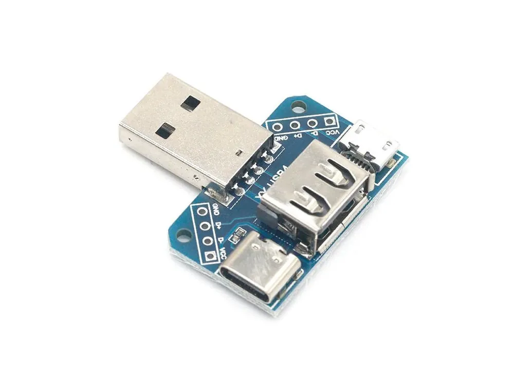 USB adaptér na USB-A, USB-C a microUSB Jen Po Omezenou Doba