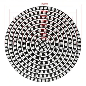 Cenová Bomba 241x inteligentní RGB LED NeoPixel kruh Ø170, WS2812B, 5050, 5V