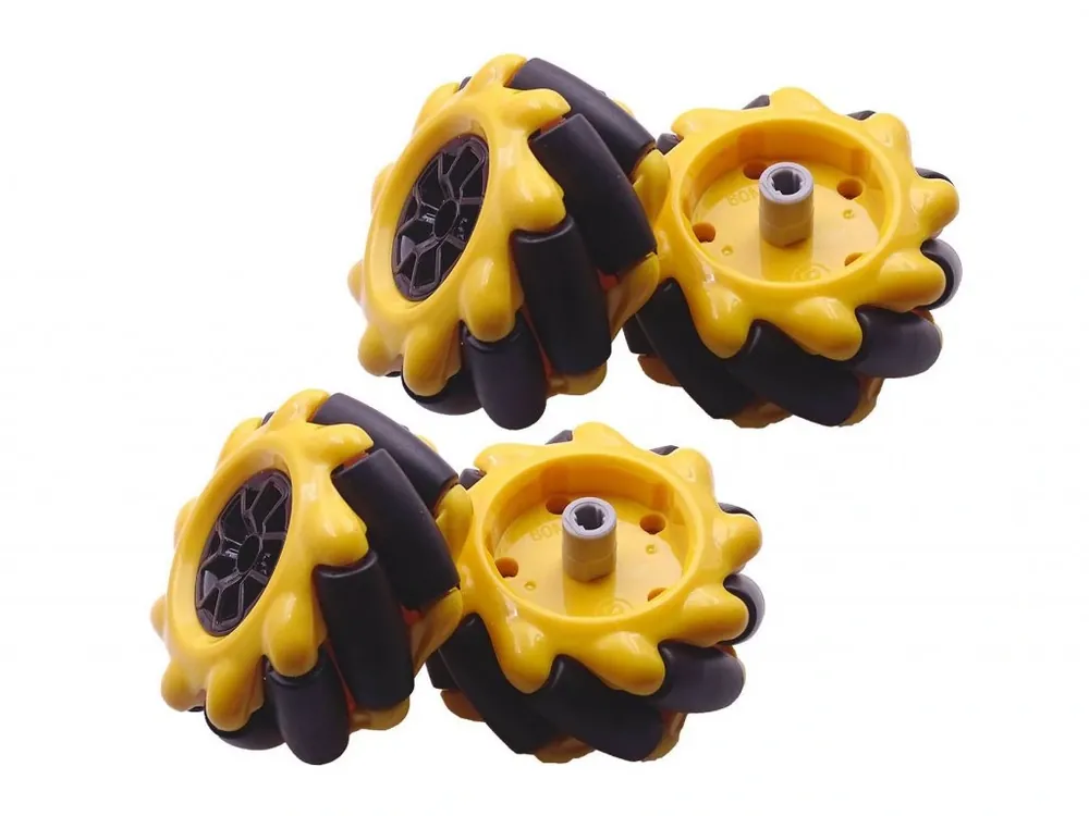 Pouze Dnes Sada 4ks Mecanum Omni kol ø60mm
