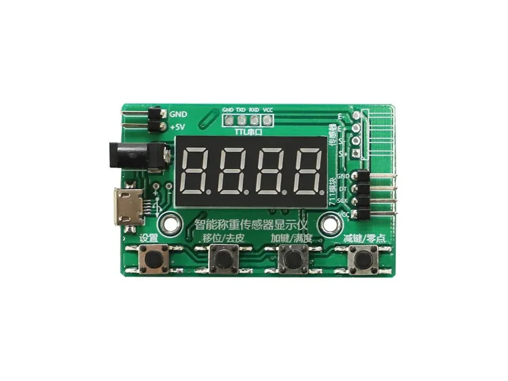 Zlevněný Zobrazovací modul k převodníku pro vážící moduly HX711
