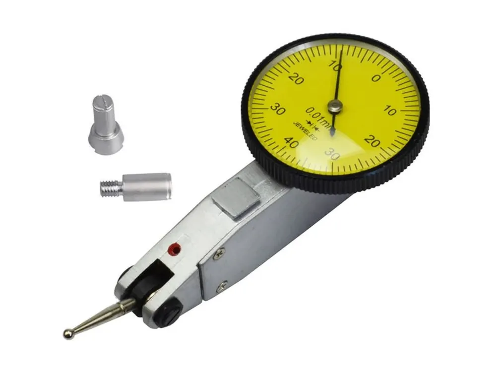 Časově Omezené Páčkový úchylkoměr s magnetickým stojánkem, 0-0,8mm